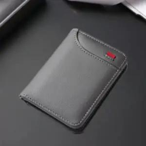 남성 무지 지갑 슬림 디자인 카드 수납 포켓 반지갑 남성 수납
