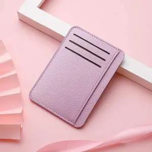 카드 수납 미니 포켓 지갑 여성 심플 카드 지갑 슬림 심플파우치 함
