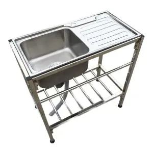 간이 싱크대 계수대  탕비실 냉수 베란다 야외 사각 미니 캠핑장 카페