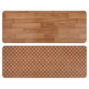 국산 우드 주방 싱크대 씽크대 PVC 양면 발 매트 대 (KYR-WFIORPF)