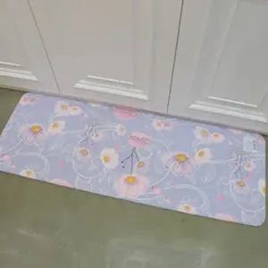 코스모스 도트 양면 주방매트 중형 PVC매트 (KYR-W31F1E0)