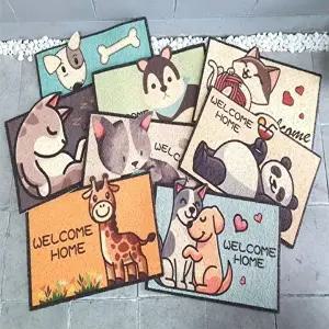 인테리어 포인트 귀여운 동물 캐릭터 발매트 (KYR-W80546F)