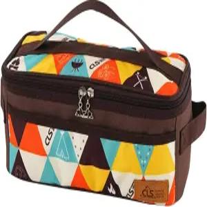 캠핑 여행 요리 도구 정리 가방 BBQ 캠프용 휴대용 파우치 주방 패턴