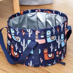 발족욕기 휴대용 접이식 세족대야 캠핑 설거지 방수가방