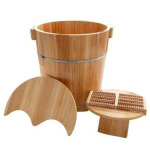 원목 족욕통 삼나무 우드 가정용 60 1개 히노끼 포함 단면 모델명 품번