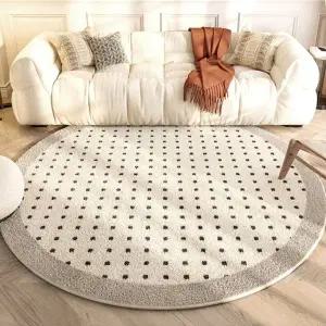 이시아르 논슬립 원형 점박이 러그 RG-331 (KYR-WFFOXL2)