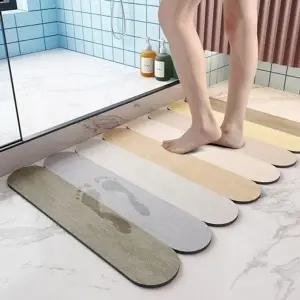 빨아쓰는 고급 규조토 주방 현관 발매트 발판 (KYR-WE8B449)