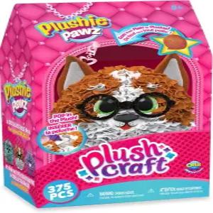 ORB 플러시크래프트 DIY 플러시 포즈 스마트 강아지 제작 키트 - 번호 체계별 지저분한 원단과 재봉이 필요