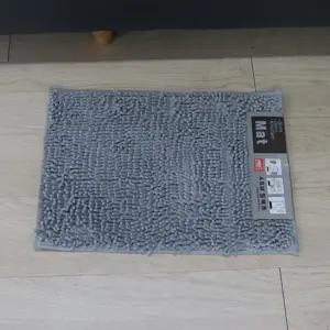 현관 바닥 발매트 그레이 바닥매트 러그 욕실발매트 (KYR-W4B0A2C)