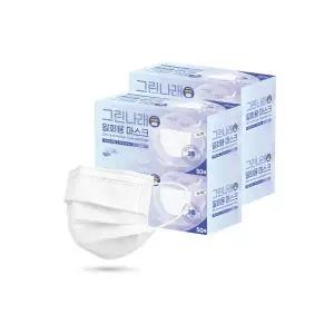 국내생산 그린나래 일회용마스크 200매 KF-AD 차단 덴탈마스크 966536