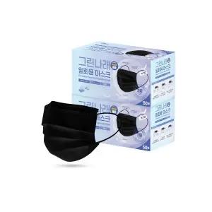 국산 MB필터 일회용 덴탈 마스크 블랙 100매 차단 사용 원부자재 966546