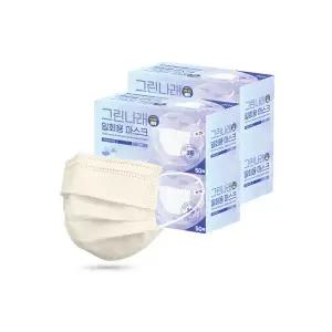 국내생산 MB필터 아이보리 컬러 일회용마스크 200매 차단 덴탈마스크 966552