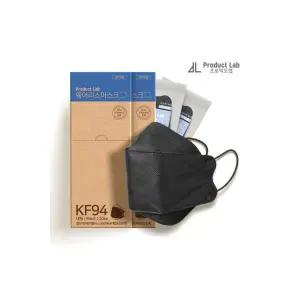 합리적인마스크 KF94 대형 개별포장 40매 블랙/검정 966734