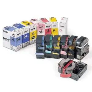 테이프카트리지 4밀리클리어 블랙 전용 라벨 프린터 소모품