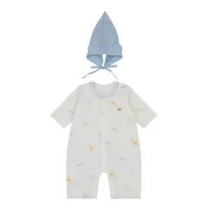 [압소바] [임신/출산선물] 주피아 7부 우주복 (모자세트) (A1310615)