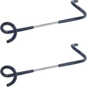 안루이 캠핑 랜턴 후크 새 모이통 걸이 야생 조류 집 홀더 텐트 폴 램프 2개