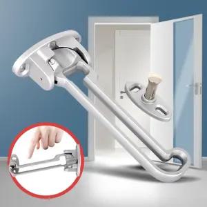 원터치 자동잠금 안전고리바 보조잠금장치 어린이보호 안심장금 가정용 육아템