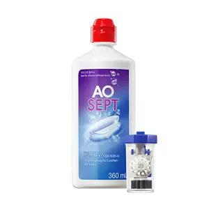 [알콘]옵티프리 렌즈세척액 에이오셉 플러스 360ml 1개