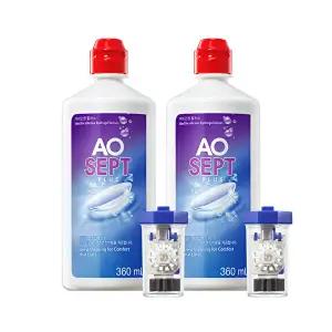 [알콘]옵티프리 렌즈세척액 에이오셉 플러스 360ml 2개
