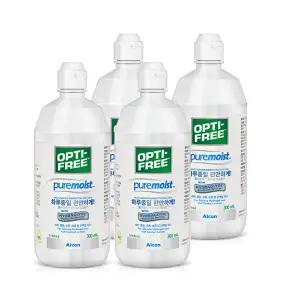 [알콘]옵티프리 렌즈세척액 퓨어모이스트 300ml 4개