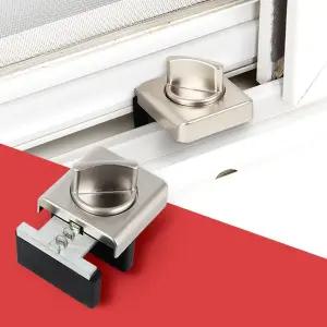 방충망 밀착고정 열림방지 창문잠금장치 안심장금 가정용 안전고리 유아보호 육아용품