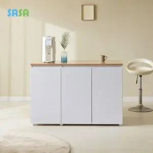 칼렌 1200 2단 아일랜드 홈바 수납장