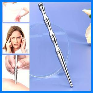 5개/1개 더블 헤드 마사지 스틱 눈 얼굴 발 팔 등 목에 적합 - 수동 트리거 포인트 침술