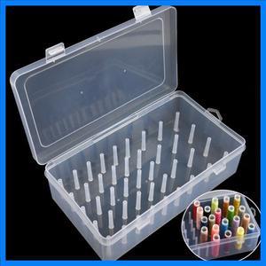 새로운 재봉사 상자 42개 스풀 보빈 휴대용 케이스 컨테이너 홀더 공예 정리
