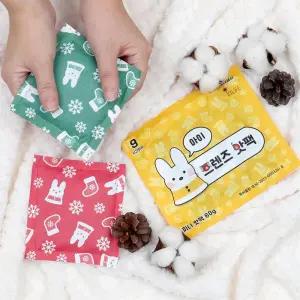 동계 포켓용 부직포 보온 핫팩 미니손난로 60g 60개 캠핑용 온열팩 등산용 낚시용