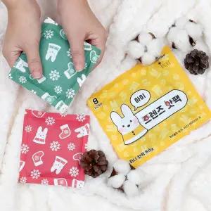 대용량 초등학생 미니핫팩 휴대용 손난로 60g 300개 낚시용 온열팩 캠핑용 등산용