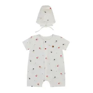 [압소바] [임신/출산선물] 베베 반소 우주복 (모자세트) (A1310616)