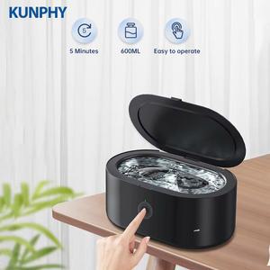 KUNPHY 600ML 초음파 보석 안경 면도기 웨이브 청소 틀니 기계 시계 청소기