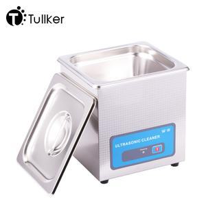 TULLKER 초음파 쥬얼리 클리닝 메이크업 목욕 그리스 반지 1L 울트라 오일 안경 제거 시계 더티 브러쉬 동전