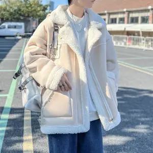 픽호샵 여친 키작녀 패딩다운 점퍼 퍼 일체형 도톰코트 루즈핏 기모 다운 꾹1