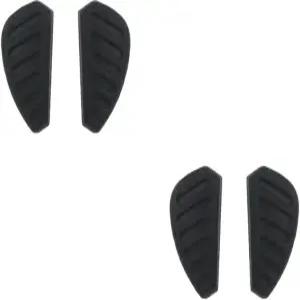 소켓 스타일 삼각 선글라스 코 패드 블랙 소프트 실리콘 브릿지 교체 2쌍