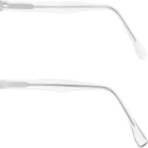 힐리브드 안경 팔 교체 5.51인치 투명 템플 수리 키트 범용 관리 및 내구성 액세서리용