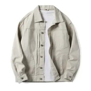 쉬헐크 남자 남사친 청 캐주얼 봄가을 오버사이즈 칼라 재킷 프리미엄 카고 상의 코트 자켓 KKE1