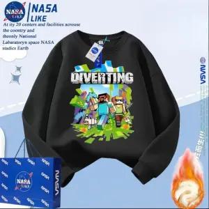 마인크래프트 캐릭터 티셔츠 맨투맨 여아 아동 오버핏 라운드 어린이 초등학생 봄