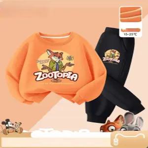 주토피아 맨투맨 바지 세트 남아 티셔츠 여아 긴팔 봄 루즈핏 초등학생 키즈 어린이