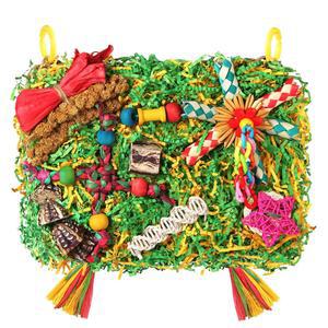 새 잉꼬 대형 앵무새 먹이 찾기 및 파쇄 케이지 매달기 버드 코카티엘 러브버드 콘루어 중소형 스타프루트 1PCS