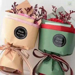 헬로라일락 카네이션 조화 꽃다발 조화꽃다발