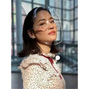 주방 요리마스크 얼굴보호 튀김 일체형 ㅤ일체형 눈매움 스카이블루 고글 입가리개 방진 방지