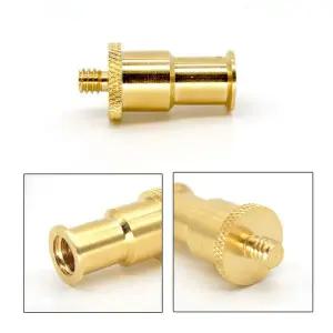 삼각대 조명 플래시 연결 부품 황동 스피곳 1/4 변환 나사 너트 볼트