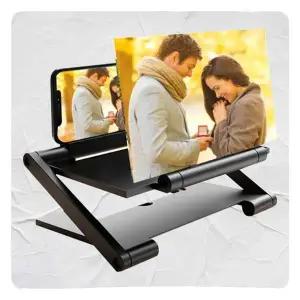 [골드스마일]스크린 용품 화면 확대경 고화질 핸드폰 거치대 폰