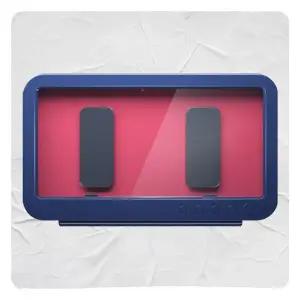 [골드스마일]붙여 벽에 수납거치대 회전가능 샤워 목욕 거치대