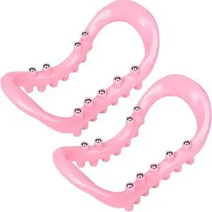 히키윈 필라테스 요가 피트니스 링 저항 2종 볼이 서클 세트 트레이닝 지원 장비 있는 필라테스용 마사지