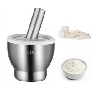 스틸 알약 분쇄기 소형 밀가루 주방 또는 분쇄할 디자인 알약과 너트 3in1