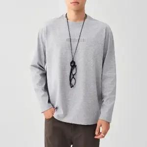 록쉬블몰 남성용 가을 라운드넥티 올록볼록 엠보 라운드넥 긴팔 티 HO3