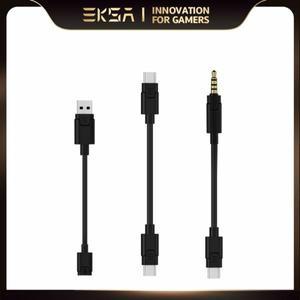EKSA 유형 C - 3.5mm 오디오 케이블/유형 C - 유형 C 케이블/유형 C 암 - E5000 Pro 3in1 게임용 헤드셋 게