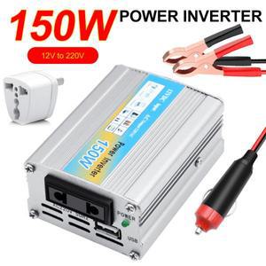150W 차량용 전력 인버터 여행용 어댑터가 포함된 차량용 전력 인버터 USB 포트 DC 12V에서 AC 220V 변환